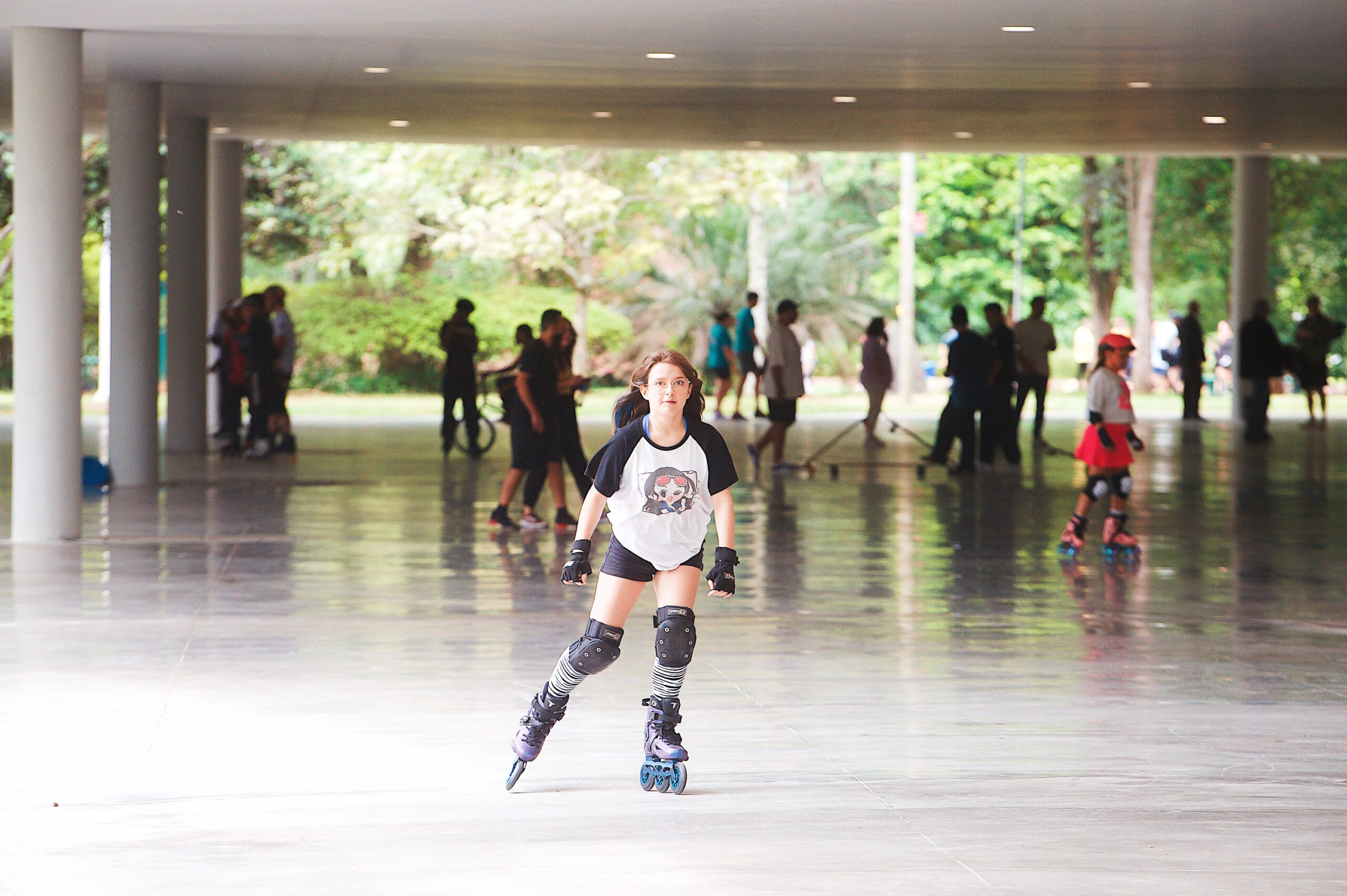 Marquise do Ibirapuera é reaberta com espaços para crianças, idosos e trechos exclusivos para skates, patins e ciclismo BMX