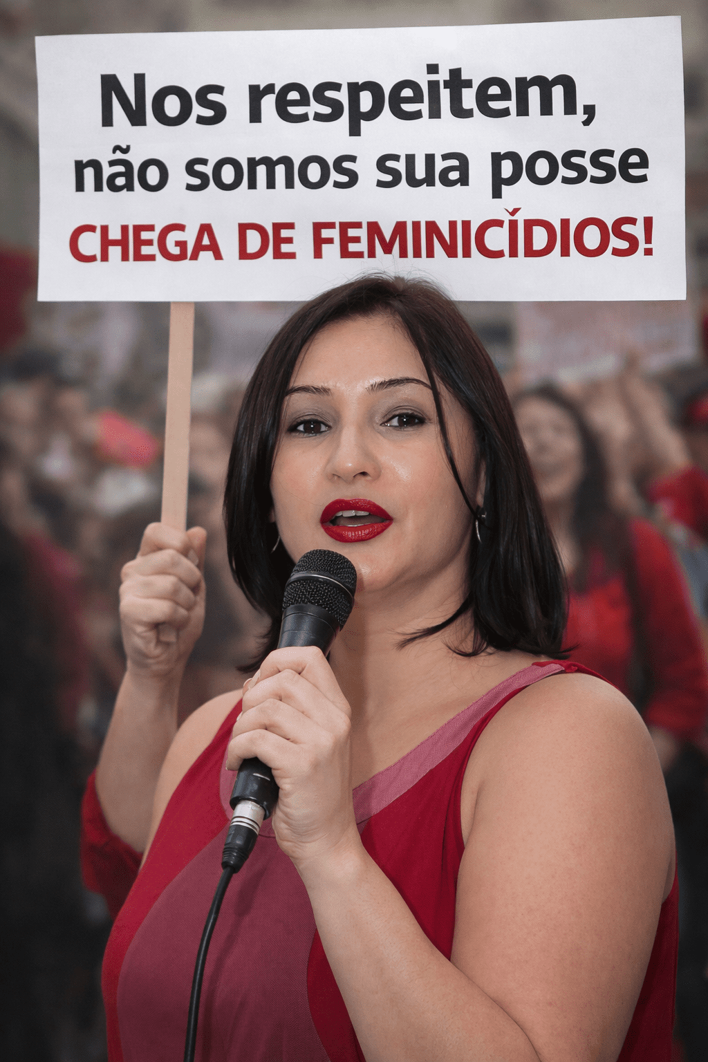 Chega de violência! Chega de feminicídios!