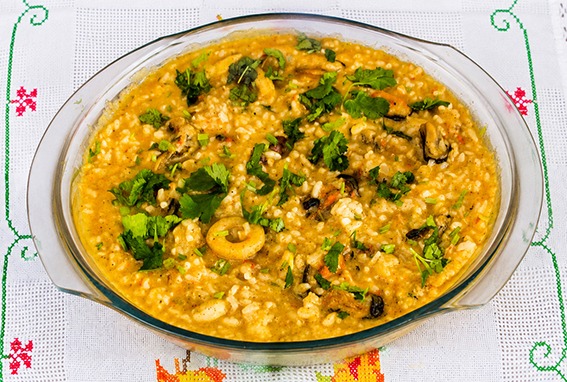 Risoto de Frutos do Mar